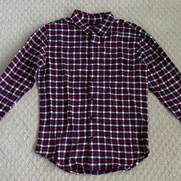 Cremieux Men's Premium Denim Long Sleeve Flannel Shirt Rythmic Red Size … - Picture 1 of 15